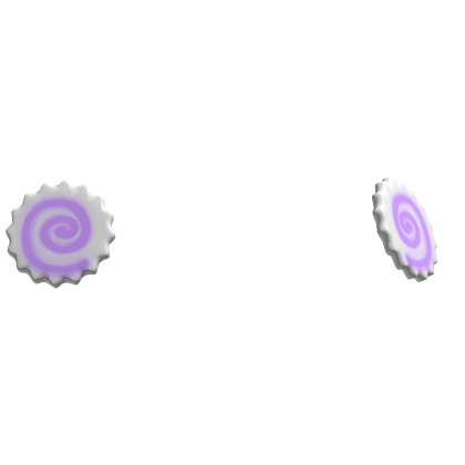 purple narutomaki ramen hairclip