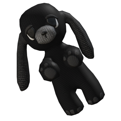 Black Cute Crochet Puppy