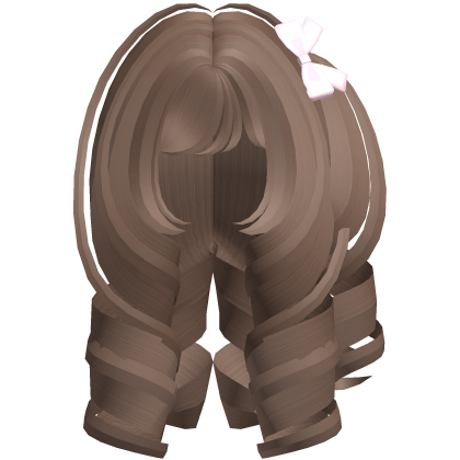 milktea kawaii dolly lolita curls w bow Roblox item