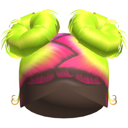 Doll Zig-Zag Part Double Buns (Scene)