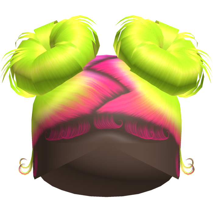 Doll Zig-Zag Part Double Buns (Scene)