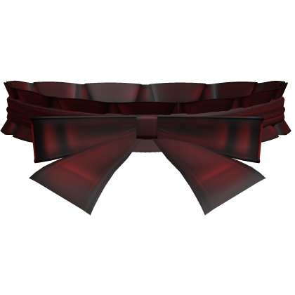  ♡ cute japanese moe bow choker (red) Roblox item