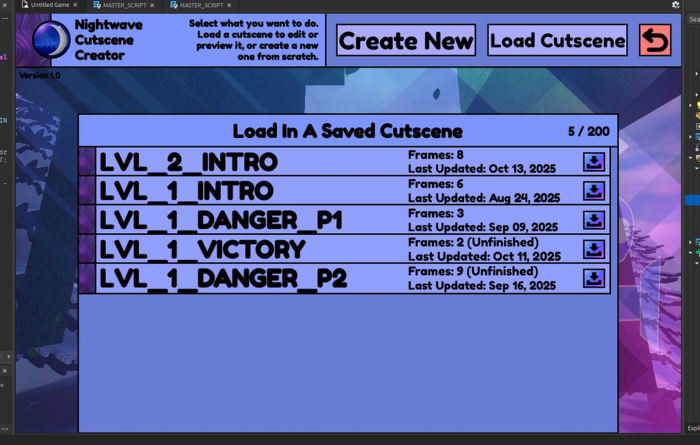 Nightwave Cutscene Creator! preview 2