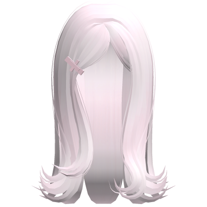 pastel pink cute girly shoujo long hair Roblox item