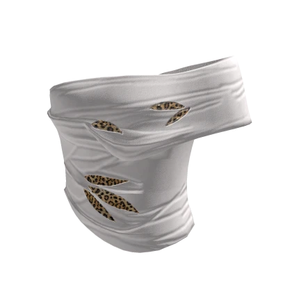 Y2K ☆ Slashed Tube Top – White | Roblox Item - Rolimon's