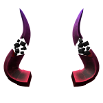 Purple & Red Fragmented Horns