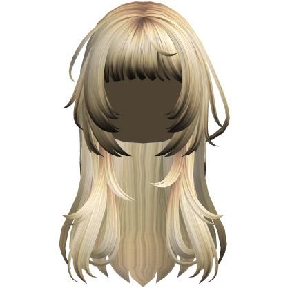 Yellow Punk Flowy Girl Hair