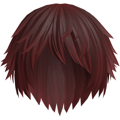 Red Cute Emo Kitty Tuft Hair