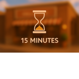 30 mins Alfie's cafe