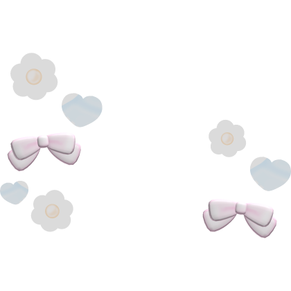 . ‿ ♡ cute pink bow flower aura