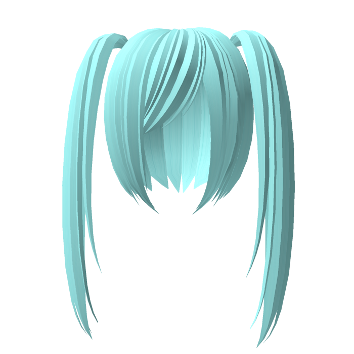 teal emo vkei scene goth pigtails