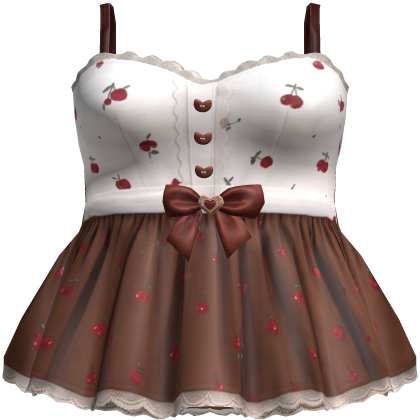 Kawaii Cherry Mini Dress