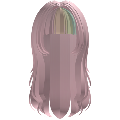 ♡ sweet kawaii long unicorn rainbow hair Roblox item