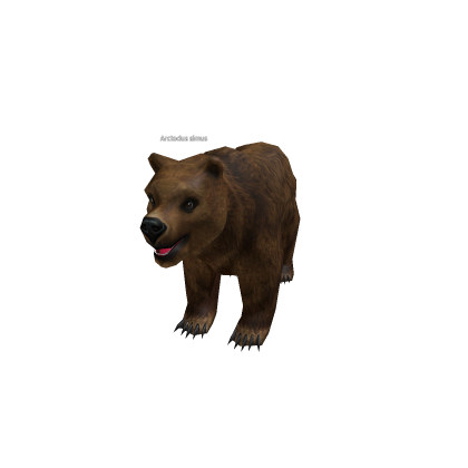 Arctodus simus (always follows players and npc)