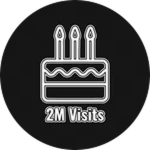 2M Visits Roblox badge thumbnail