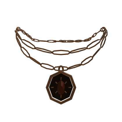 Compass Pendant - Bronze & Amber