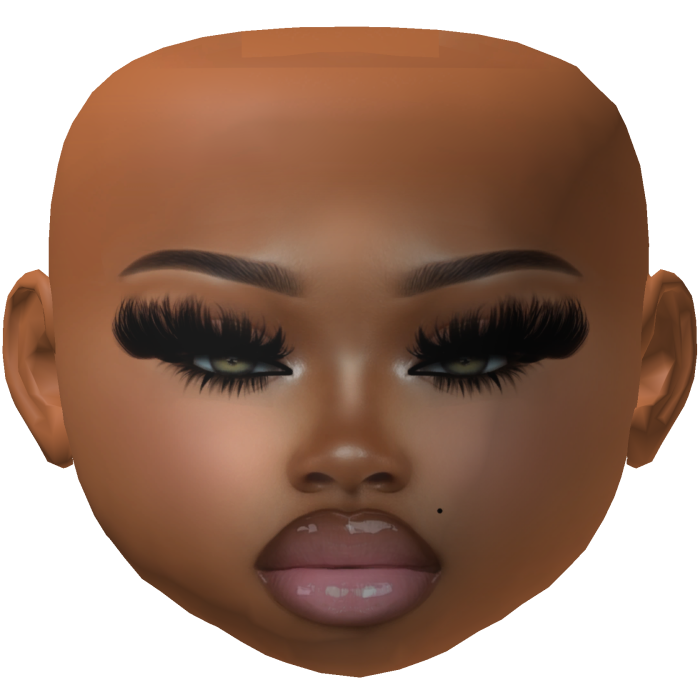 LIA | Latina Baddie Girl Mesh Makeup Glossy Lips