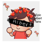 epic Albert fans :)