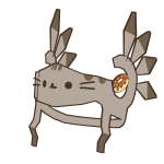 Cute Pusheen Cat Valkyrie ♡