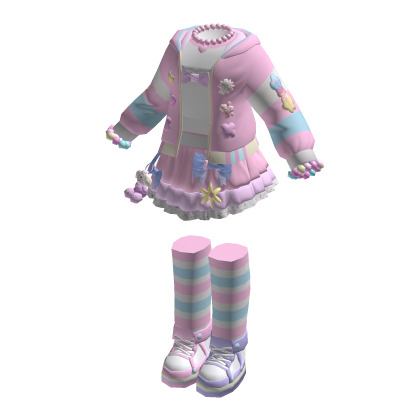 Kawaii Pastel Pink Outfit Roblox catalog item