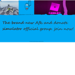 Afk and donate simulator official group
