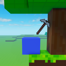 block and pickaxe icon