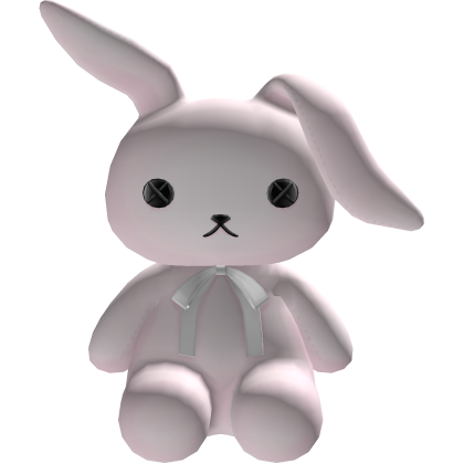 cute goth bunny plush backpack in pink Roblox item