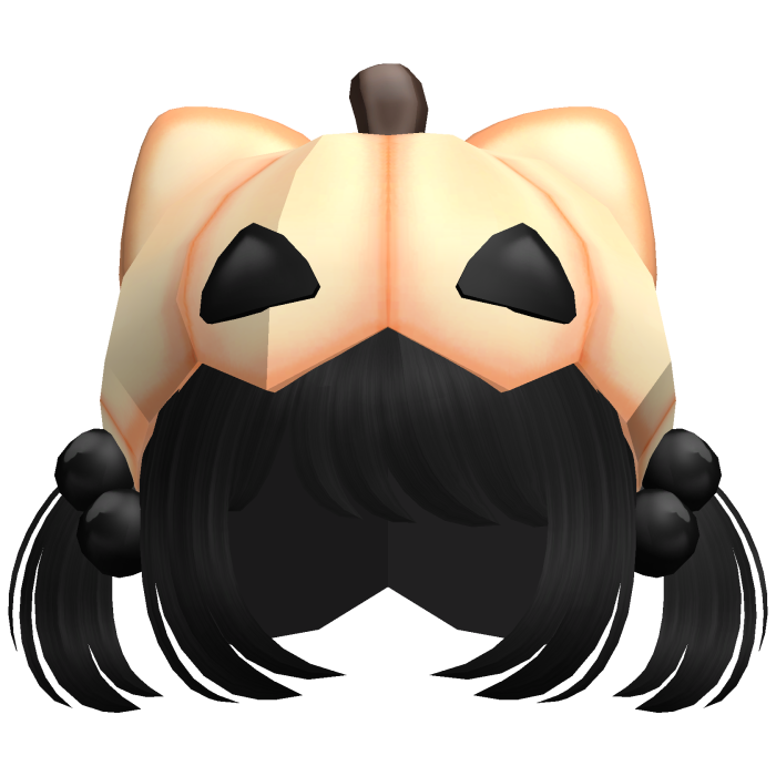 ♡ Halloween Pumpkin hat black hair