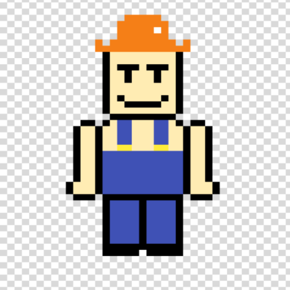 pixel cleetus front Roblox decal