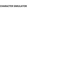 Characters Sim