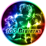 100 Rebirths Roblox badge thumbnail