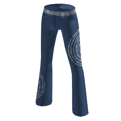 Diamond Embellished Denim Jeans thumbnail