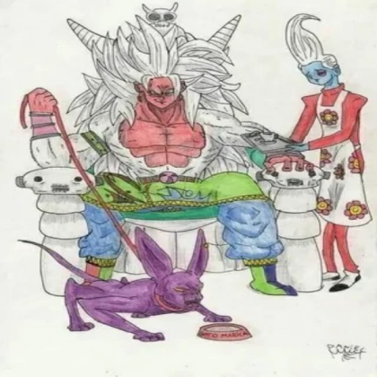 artistic or perhaps autistic dragon ball Roblox decal