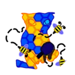 Blue Honey Bingus