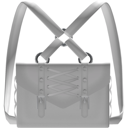 ,, 🖤. 3.0 gothic backpack in white