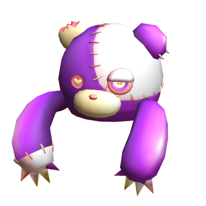 Gurokawa Creepy Cute Bear with stitches (purple) Roblox item