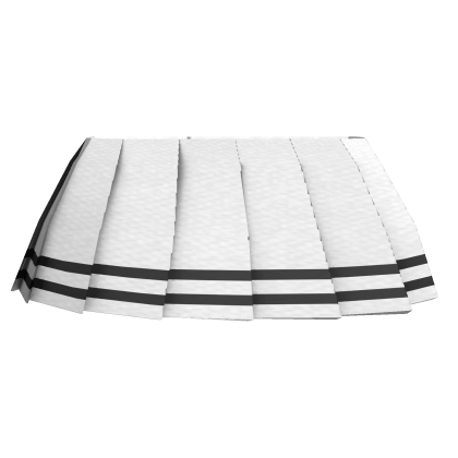 1.0 Simple Fem Striped Skirt R6 | White & Black