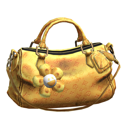 2000s Vintage Luxury Designer Purse (Yellow) Roblox item