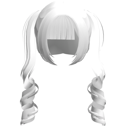 white cute douyin princess pigtails