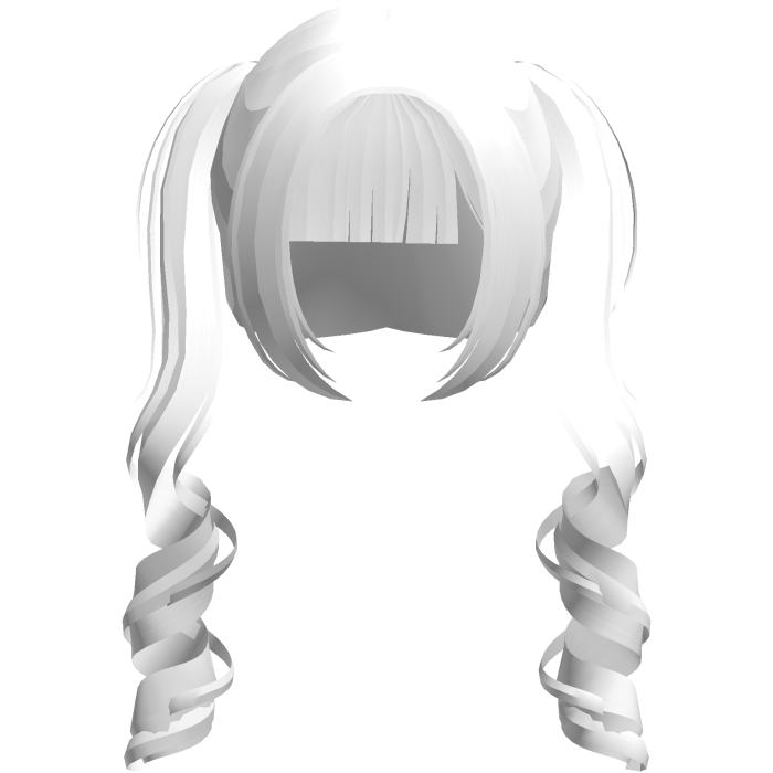 white cute douyin princess pigtails