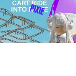 Pixie's cart ride for cool stuff!
