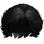 Black Side Swept Male Hair