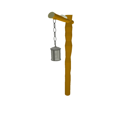 pole with lamp