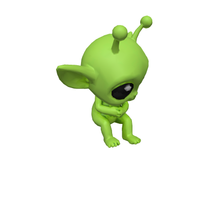Green Alien Plush Friend Roblox item