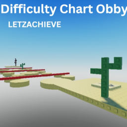 LETZACHIEVE Difficulty Chart Obby (BETA)