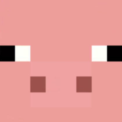 Pixel Pig face Roblox decal