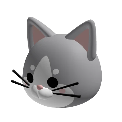 Kawaii Cat Head (Style 2) - Dynamic Head