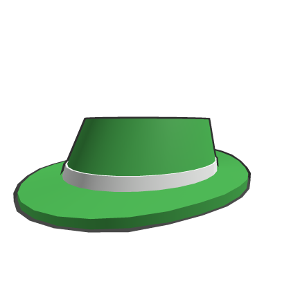 Green Cartoony Fedora [GRCFEDORA] Roblox item
