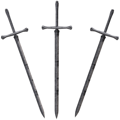 Medieval Silver Sword of the Fallen Knight Floor Roblox item