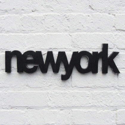 New York Sign W/ White Brick Background Roblox decal